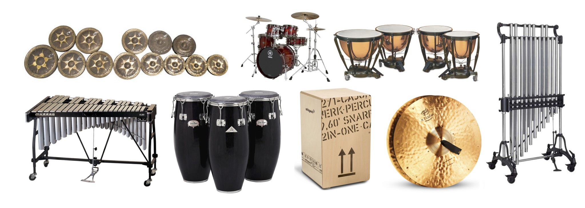 Les percussions, instruments de base minimum – Le site sorties